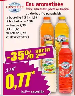 Norma Cristaline Eau aromatisée offre
