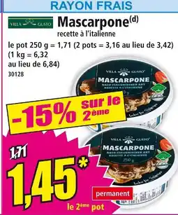 Norma Villa Gusto Mascarpone offre