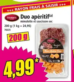 Norma Gourmets Duo apéritif offre