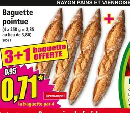 Norma Baguette pointue offre