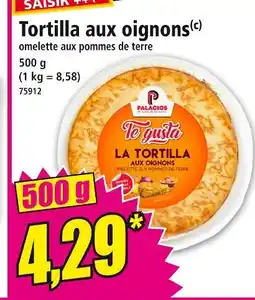 Norma Palacios Tortilla aux oignons offre