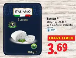 Lidl ITALIAMO Burrata offre
