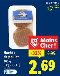 Lidl L'étal Volailler Hachés de poulet offre