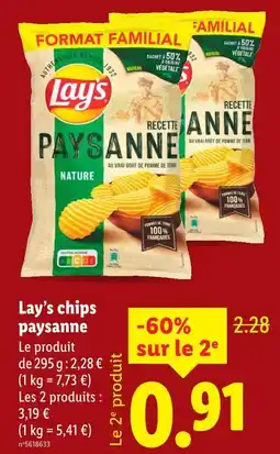 Lidl Lay's Lay’s chips paysanne offre