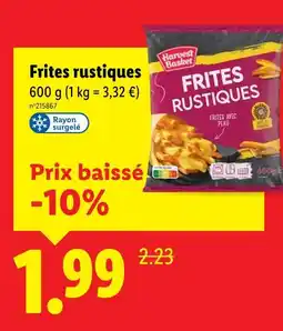 Lidl Harvest Basket Frites rustiques offre