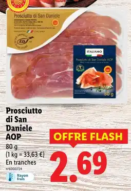 Lidl Italiamo Prosciutto di San Daniele AOP offre