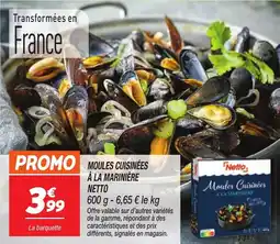Netto Moules cuisinées à la marinière netto offre