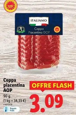 Lidl Italiamo Coppa piacentina AOP offre