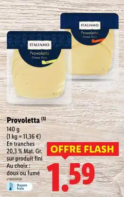Lidl ITALIAMO Provoletta cheese slices offre