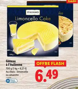 Lidl Italiamo Gâteau à l'italienne offre