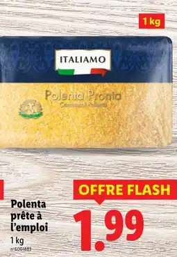 Lidl Italiamo Polenta prête à l’emploi offre