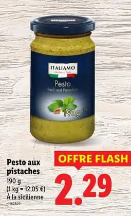 Lidl ITALIAMO Pesto aux pistaches offre