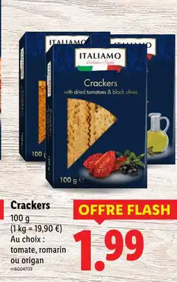 Lidl ITALIAMO Crackers offre