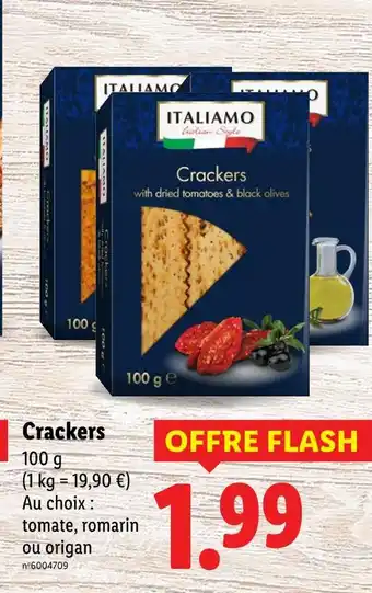 Lidl ITALIAMO Crackers offre