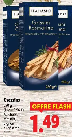 Lidl ITALIAMO Grissini offre