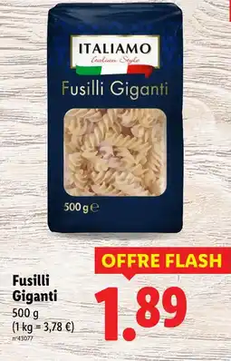 Lidl ITALIAMO Fusilli giganti offre