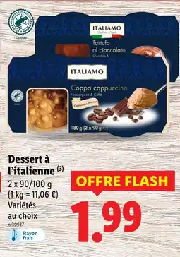 Lidl ITALIAMO Tartufo al cioccolato, Coppa cappuccino offre