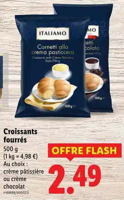 Lidl ITALIAMO Cornetti alla crema pasticcera offre