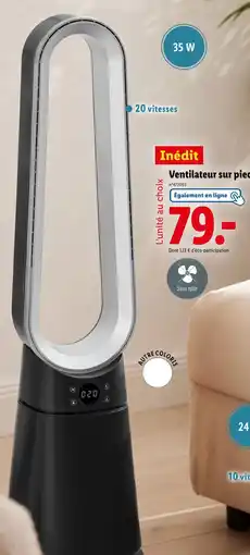 Lidl SilverCrest Ventilateur sur pied offre