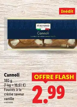Lidl ITALIAMO Cannoli offre
