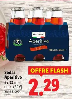 Lidl ITALIAMO Soda Aperitivo offre
