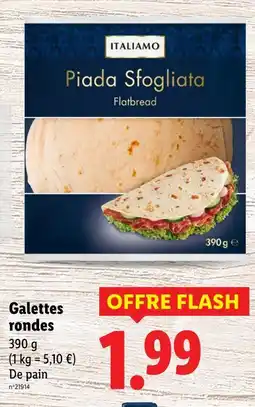 Lidl ITALIAMO Piada Sfogliata Flatbread offre