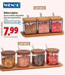 WENKO Boîtes à épices