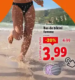 Lidl CRIVIT Bas de bikini femme offre