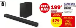 Super U SAMSUNG Barre de son 2.1 + caisson offre