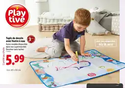 Lidl Playtive Tapis de dessin avec feutre à eau offre