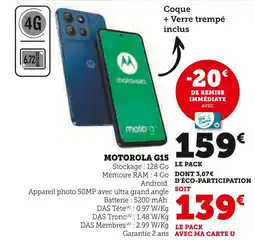 Super U Motorola g15 offre