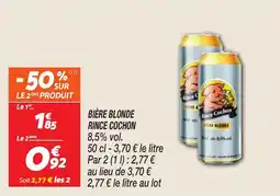 Netto Bière blonde rince cochon offre