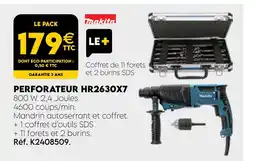Tout faire matériaux Makita Perforateur hr2630x7 offre