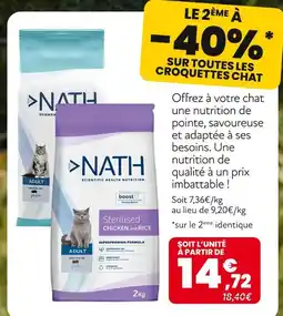 Animalis Nath Croquettes chat offre