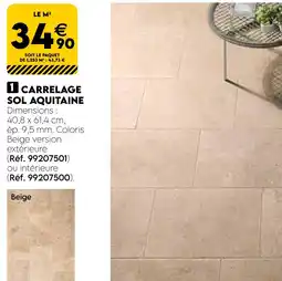 Tout faire matériaux Carrelage Sol Aquitaine offre