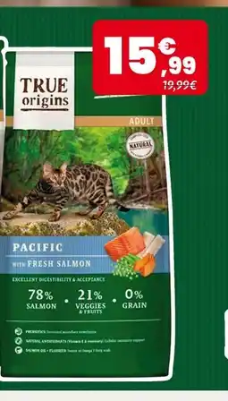 Animalis TRUE ORIGINS -20% SUR TOUTE LA MARQUE TRUE ORIGINS offre