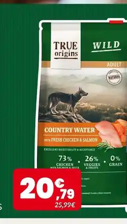 Animalis 20% sur toute la marque True Origins Wild offre