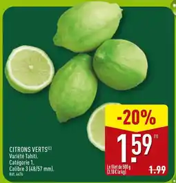 ALDI Citrons verts offre