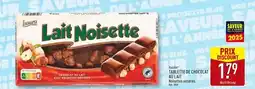 ALDI ISAURA Tablette de chocolat au lait offre