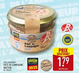 ALDI Pays Gourmand Pâté de campagne Breton offre