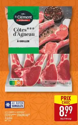 ALDI St-Clément Le Boucher Côtes d'Agneau offre