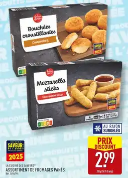 ALDI La Cuisine Des Saveurs Assortiment de fromages panés offre