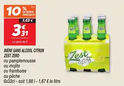 Netto Bière sans alcool citron zest zero offre