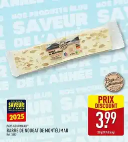 ALDI Pays Gourmand Barre de nougat de Montélimar offre