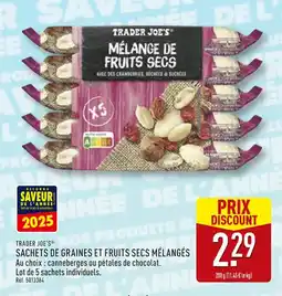 ALDI Trader Joe's Mélange de fruits secs offre