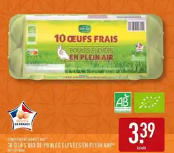ALDI SIMPLEMENT BON ET BIO 10 œufs frais offre