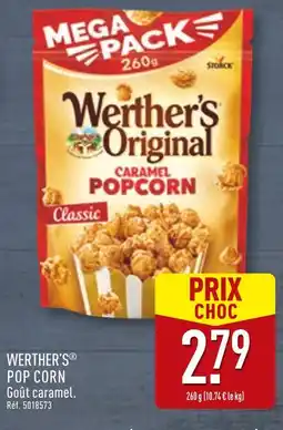 ALDI Werther's Original Caramel popcorn offre