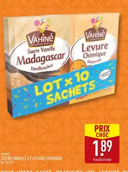 ALDI VAHINÉ Sucre Vanillé Madagascar et Levure Chimique offre