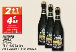 Netto Bière triple karmeliet offre