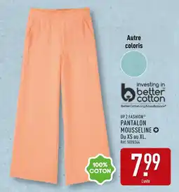 ALDI UP 2 FASHION PANTALON MOUSSELINE offre